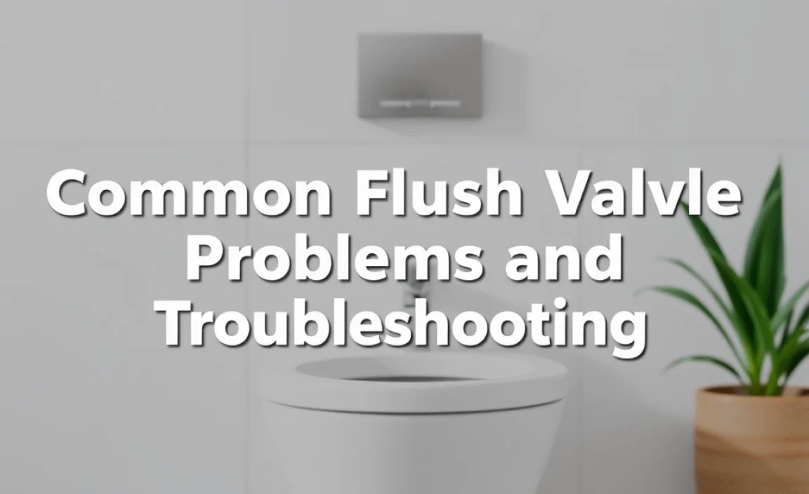 Common Flush Valve Problems and Troubleshooting