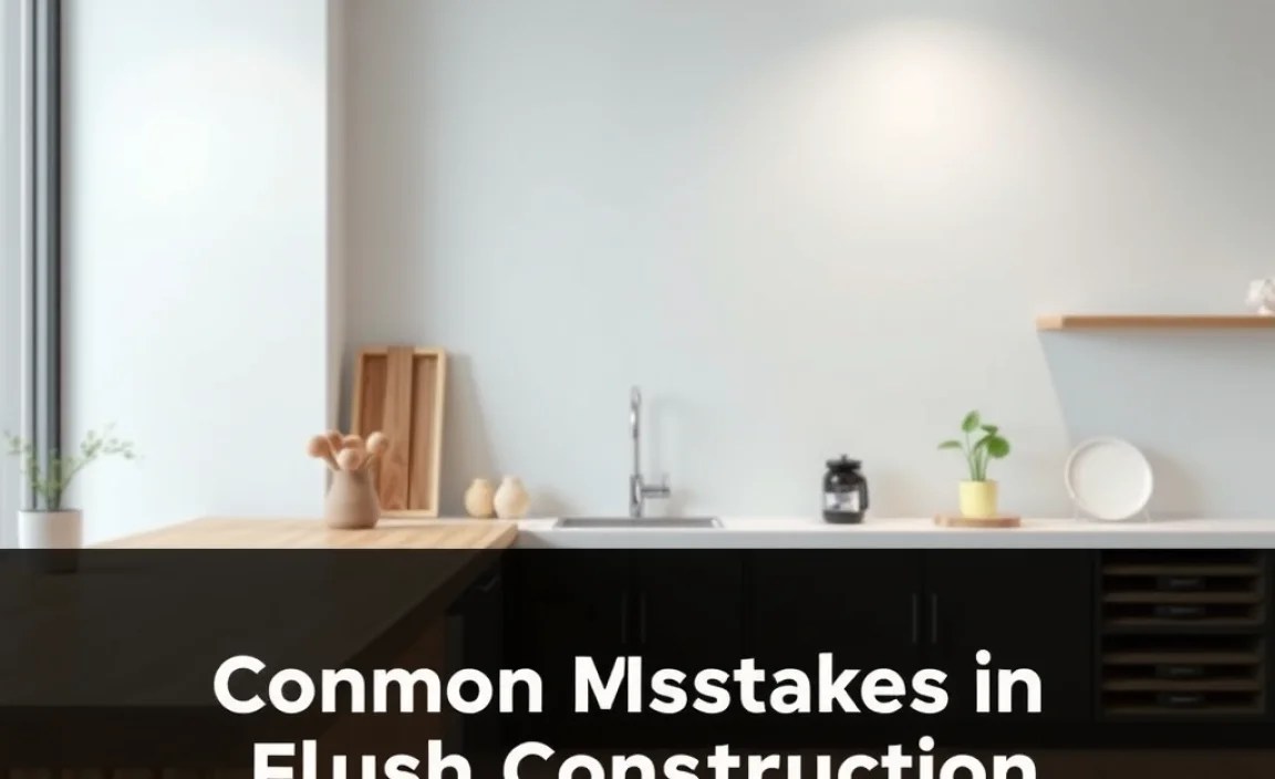 Common Mistakes in Flush Construction