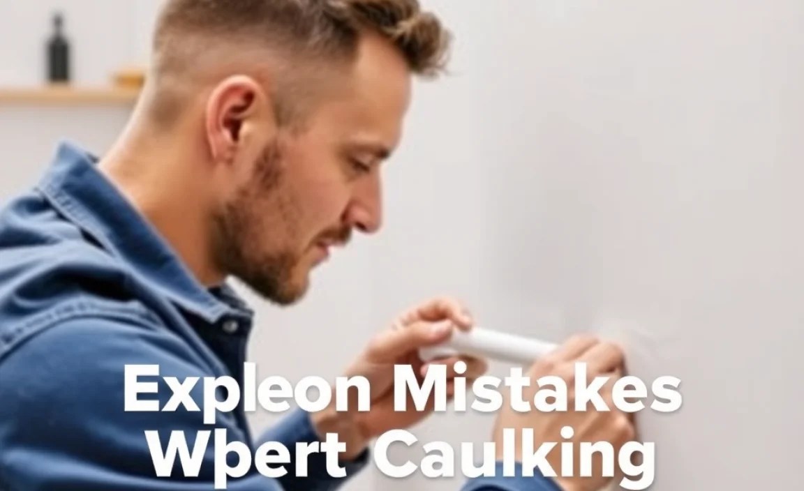 Common Mistakes When Caulking