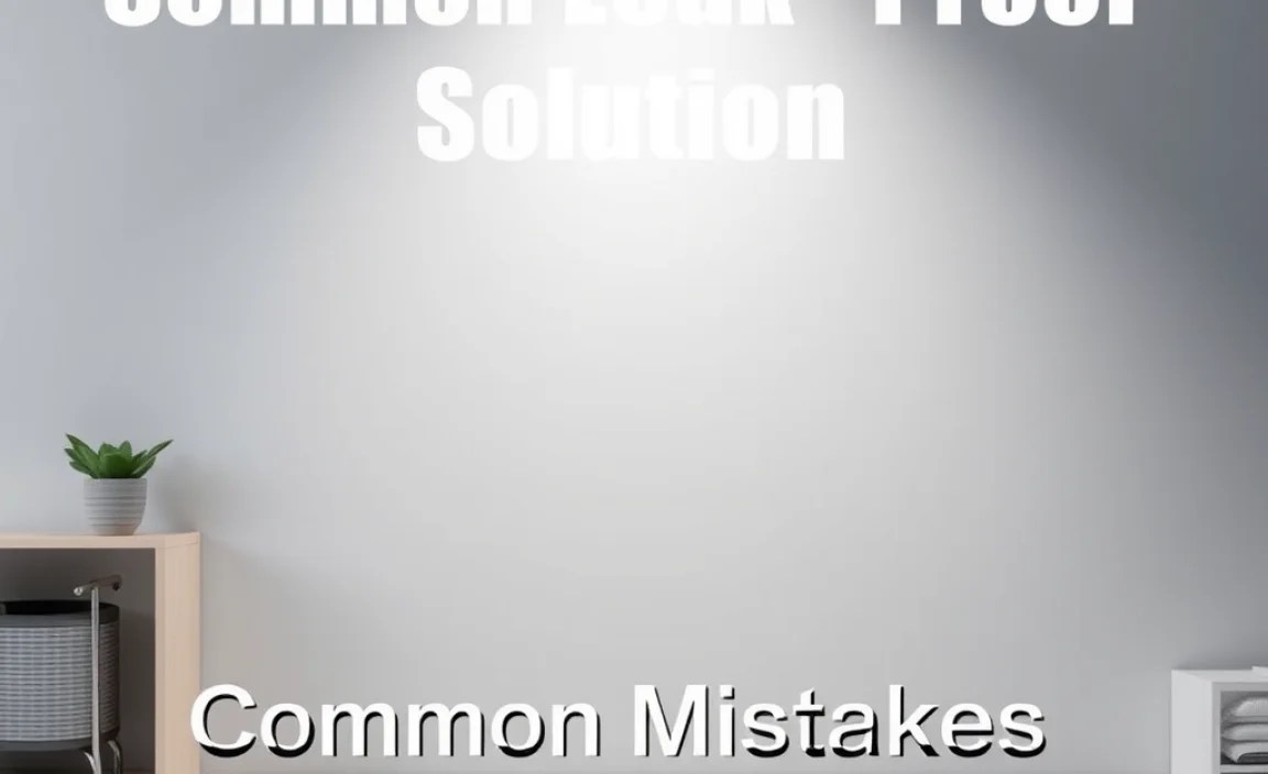Common Mistakes with Sealants