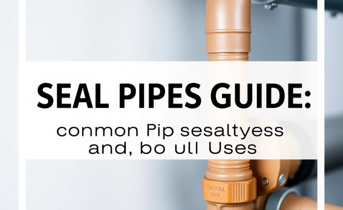 Common Pipe Sealant Types and Their Uses