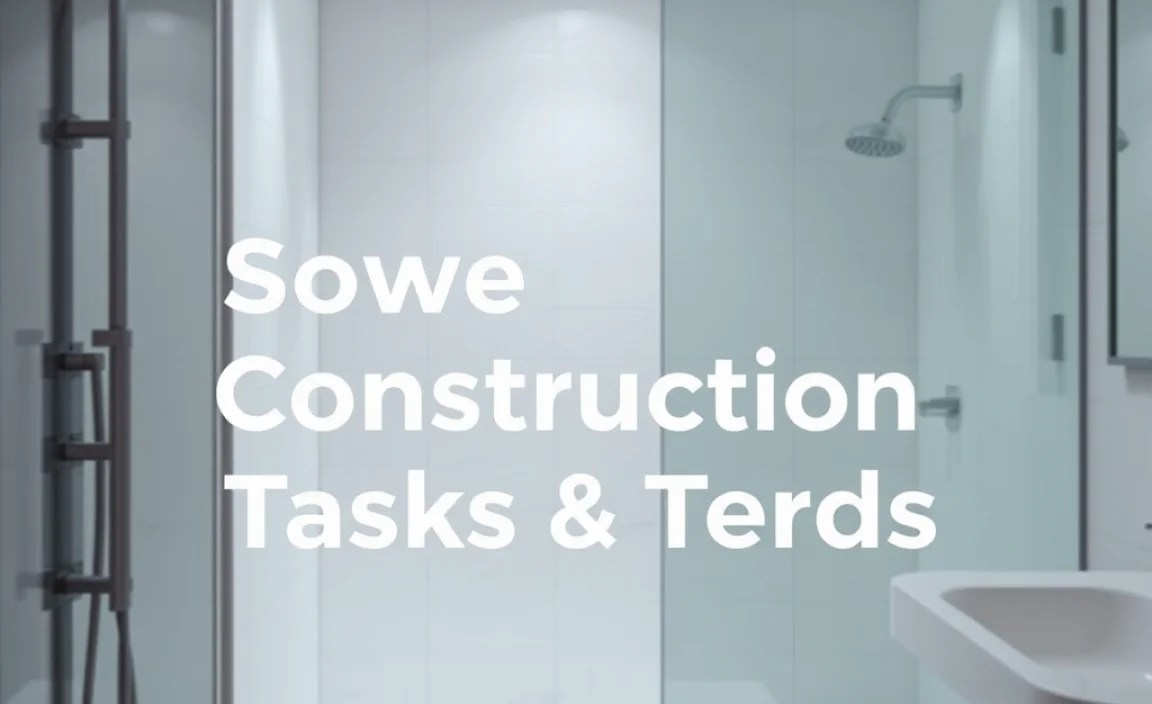 Common Shower Construction Tasks &amp; Terms