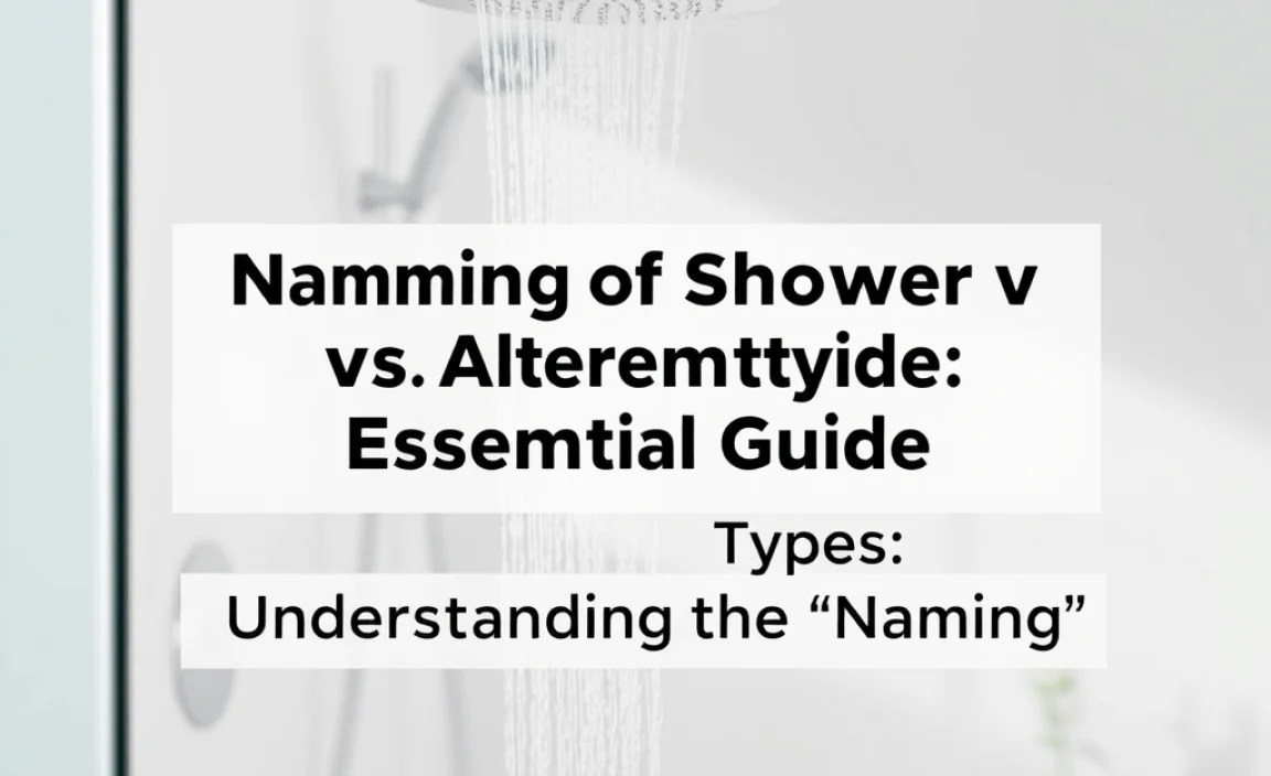 Common Shower Types: Understanding the “Naming”