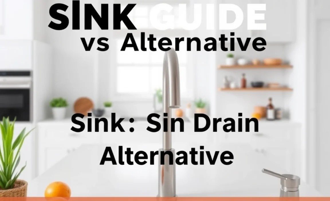 Common Sink Drain Alternatives