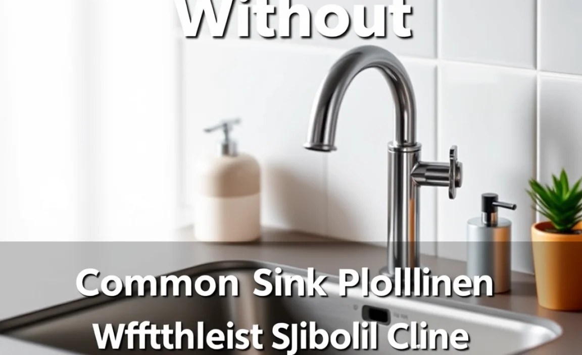 Common Sink Problems and Effortless Solutions