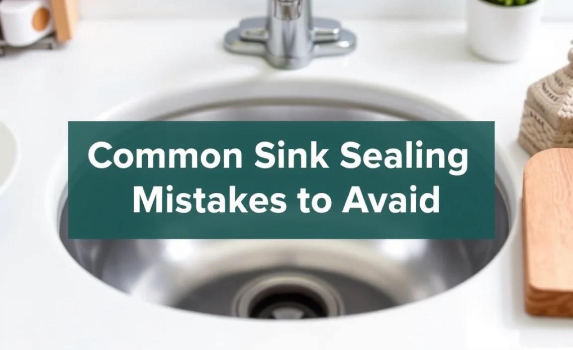 Common Sink Sealing Mistakes to Avoid