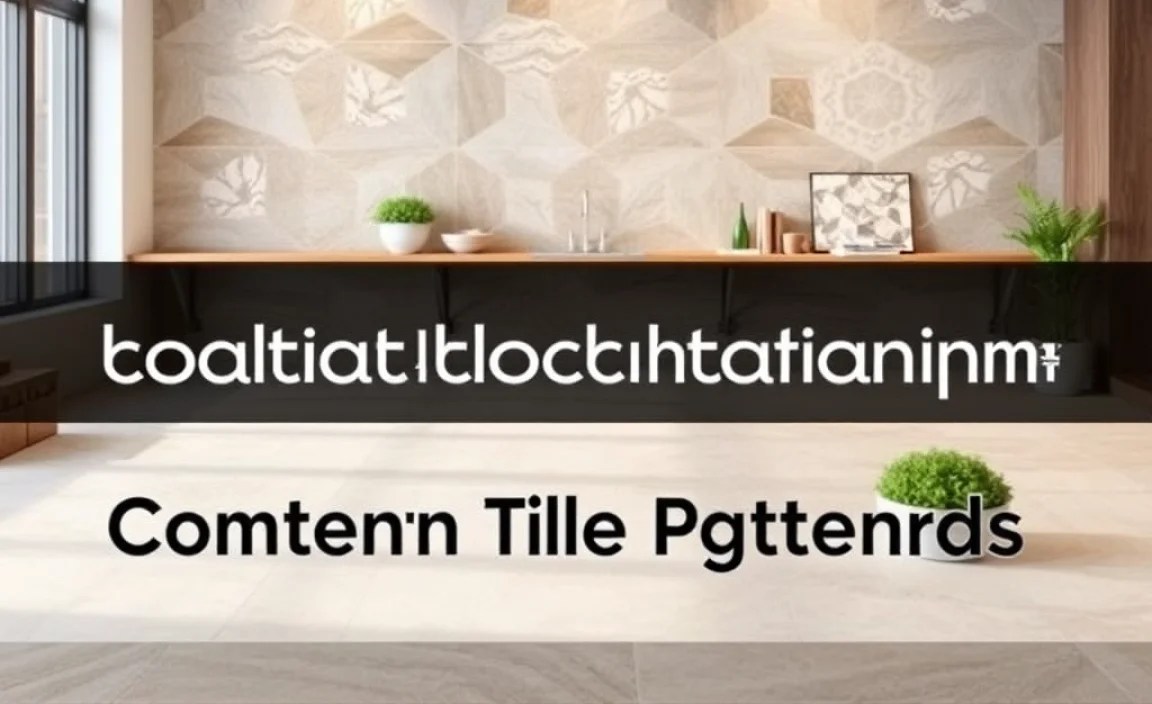 Common Tile Layout Patterns for Beginners