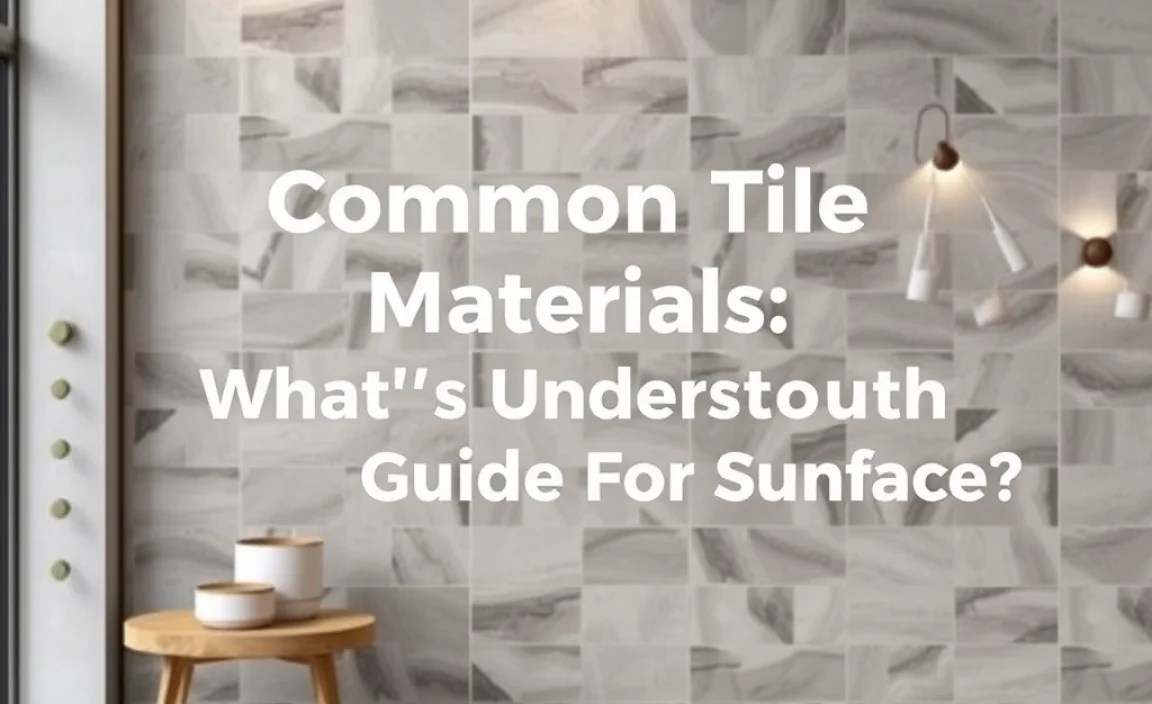 Common Tile Materials: What’s Underneath the Surface?