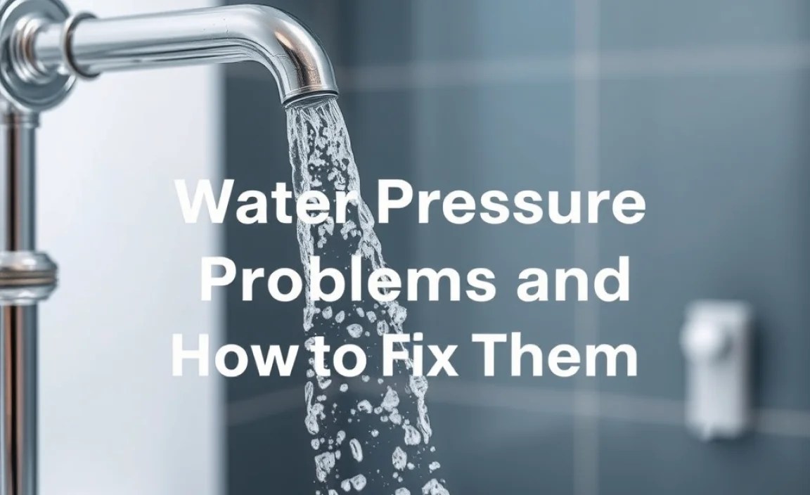 Common Water Pressure Problems and How to Fix Them