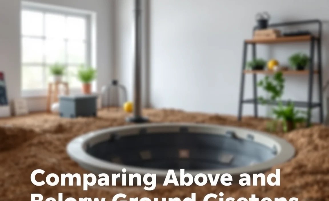 Comparing Above and Below Ground Cisterns