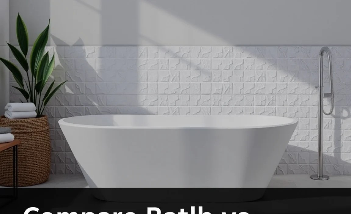 Comparing Bathtubs and Alternatives