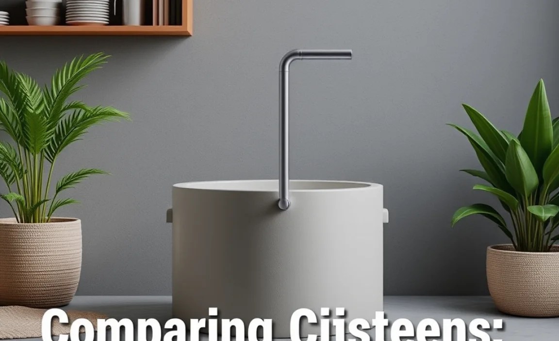 Comparing Cisterns: A Quick Look