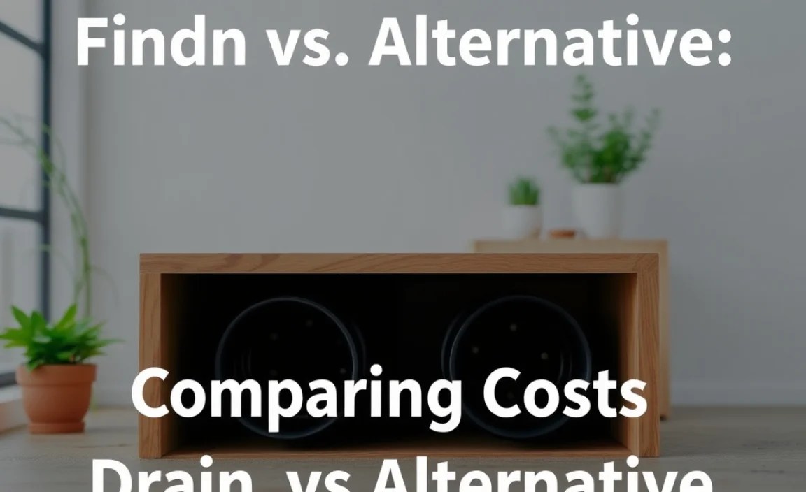 Comparing Costs: Drains vs Alternatives
