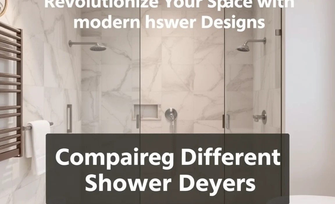 Comparing Different Shower Types