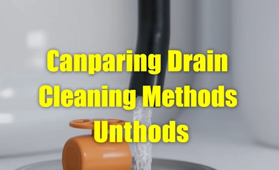 Comparing Drain Cleaning Methods