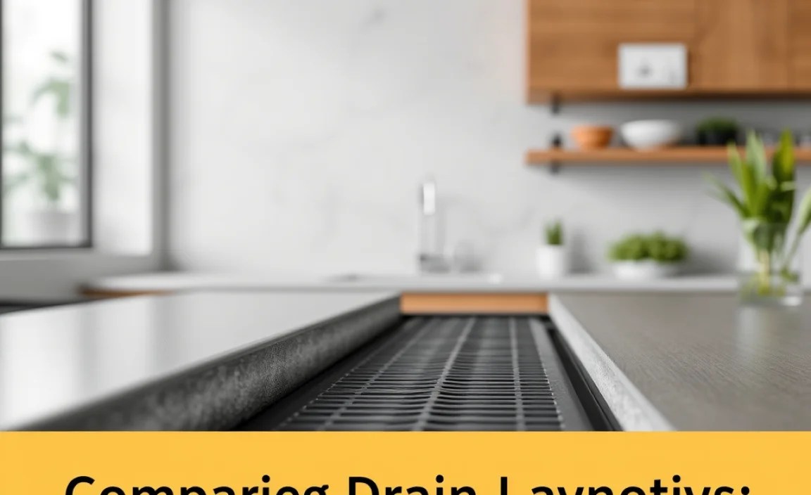 Comparing Drain Layouts: A Quick Reference