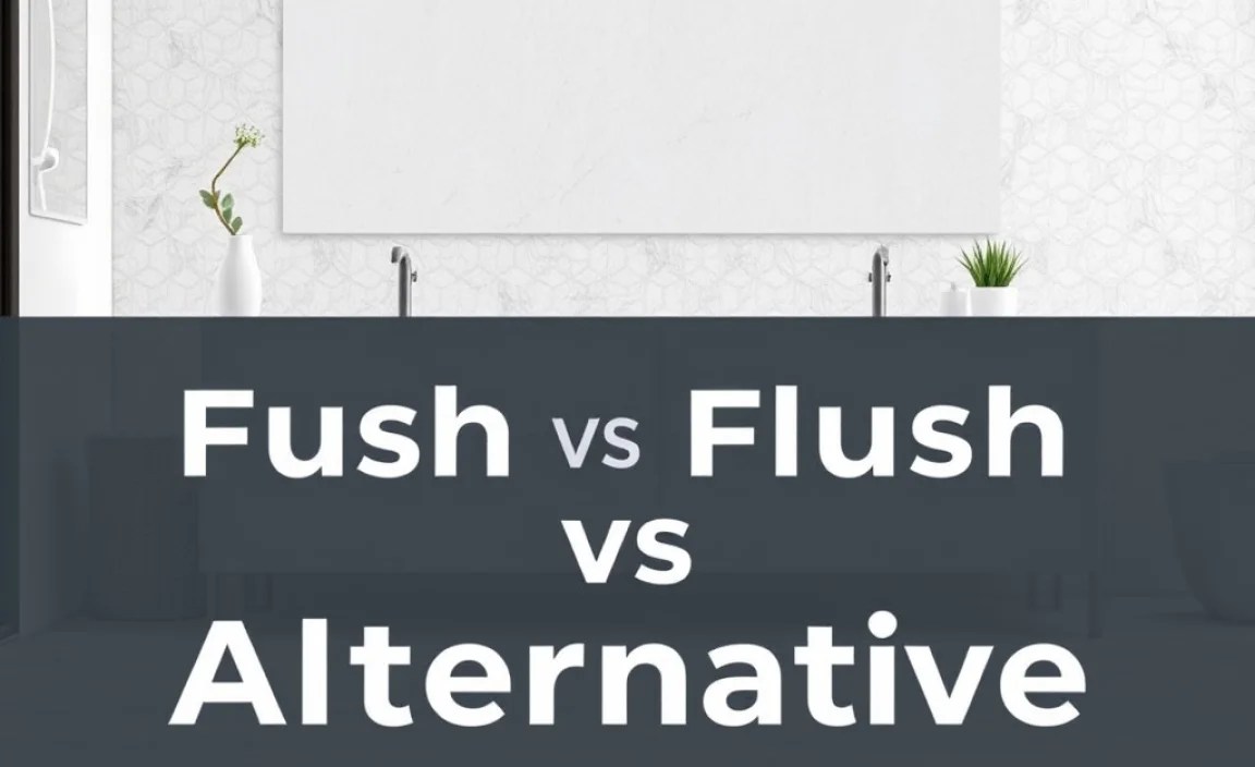 Comparing Flush Vs. Alternative