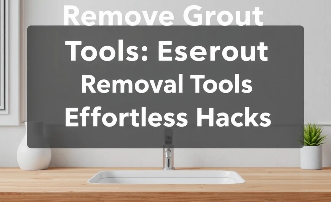 Comparing Grout Removal Tools: A Quick Look