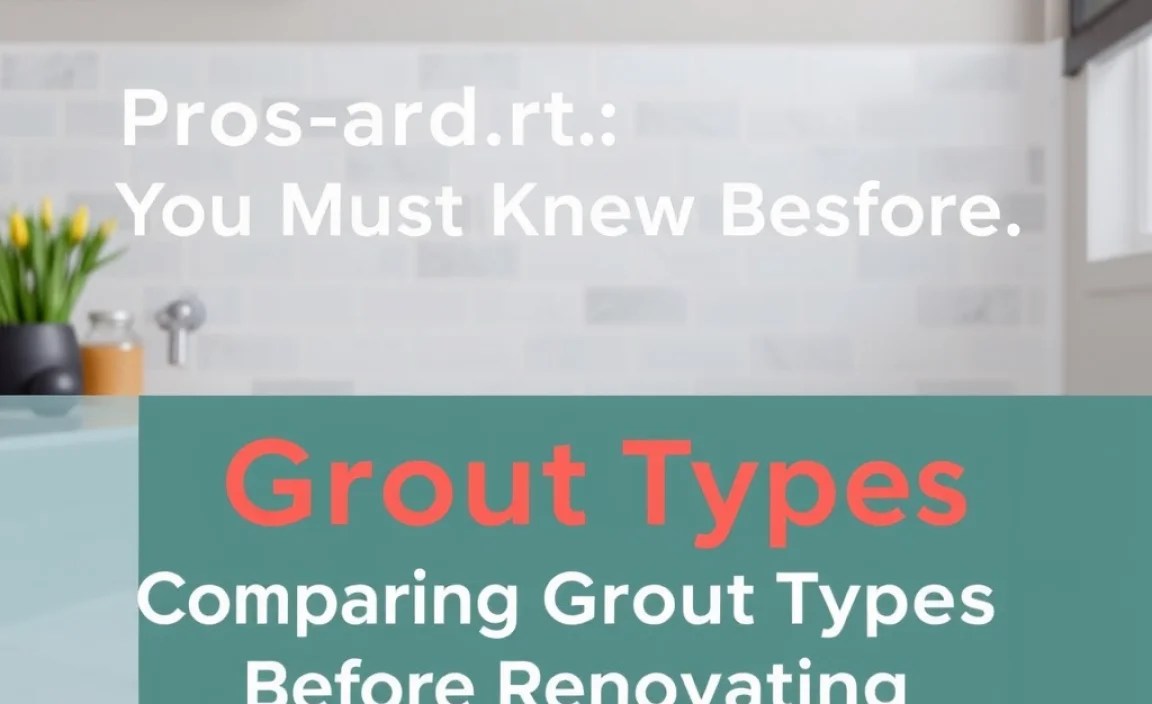 Comparing Grout Types