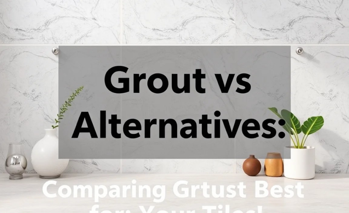 Comparing Grout with Alternatives