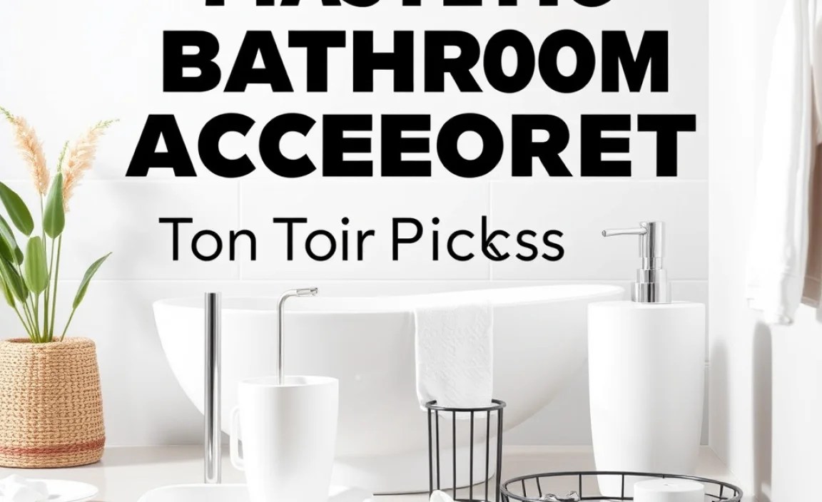 Comparing Popular Plastic Bathroom Accessory Sets