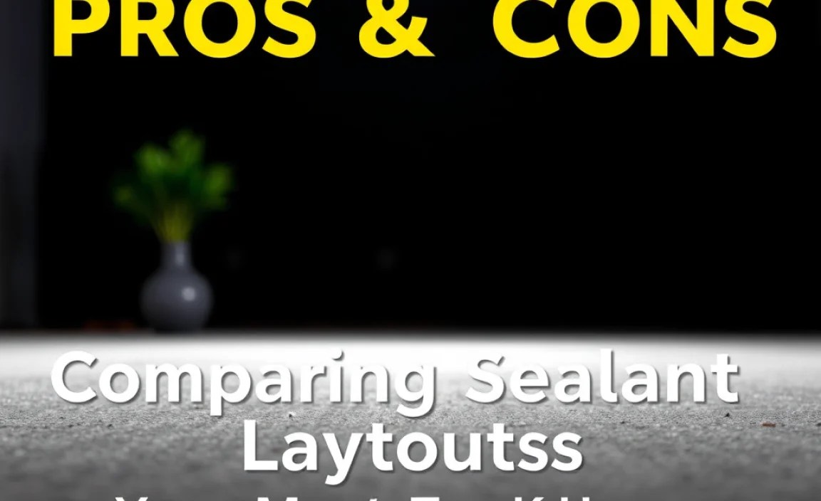 Comparing Sealant Layouts