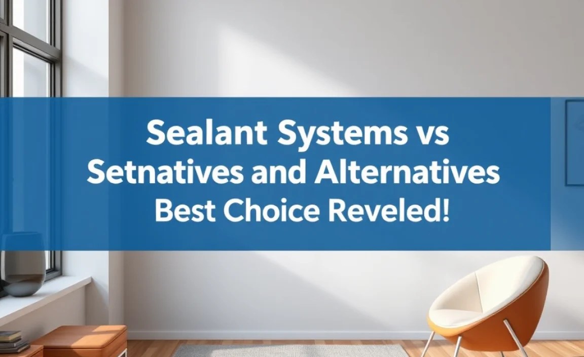 Comparing Sealants and Alternatives