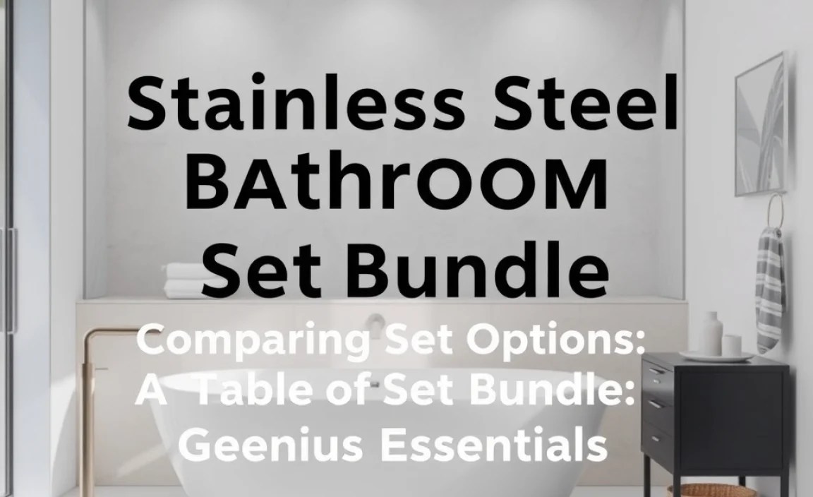 Comparing Set Options: A Table of Genius Essentials