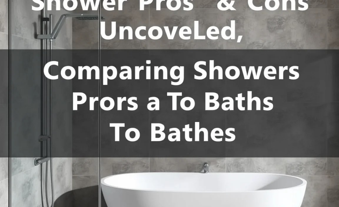 Comparing Showers To Baths