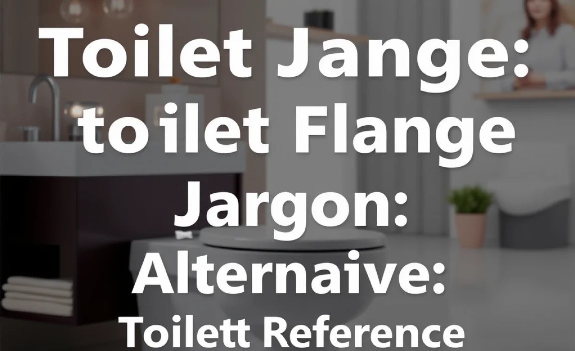 Comparing Toilet Flange Jargon: A Quick Reference