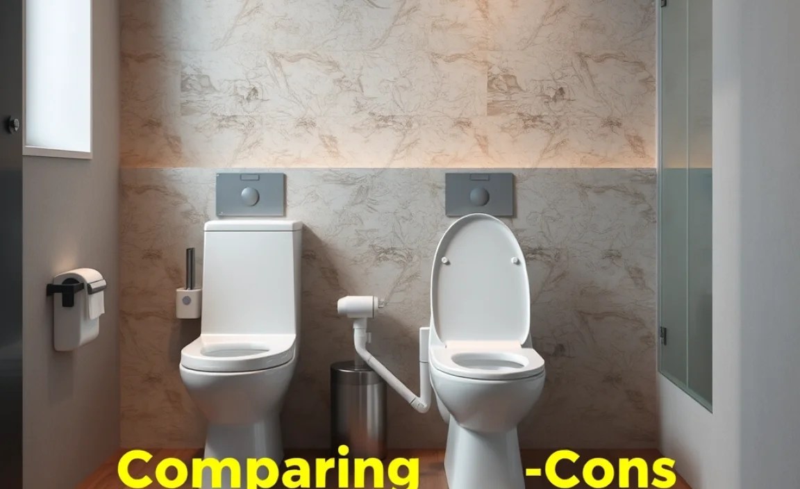 Comparing Toilet Layouts