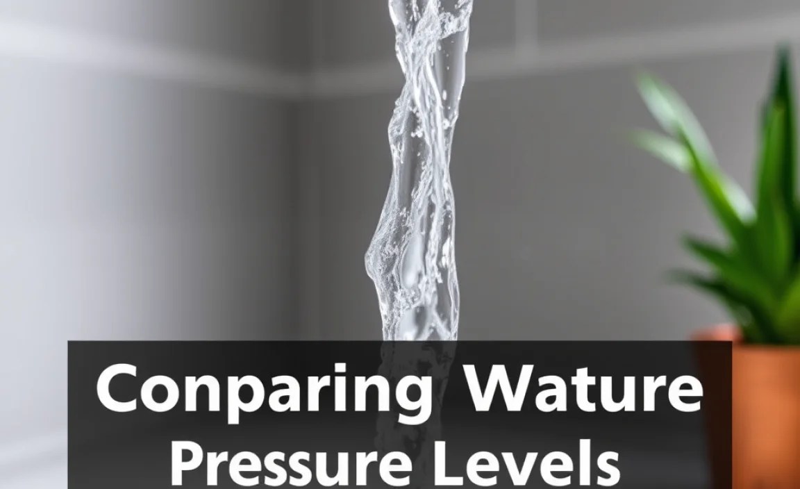 Comparing Water Pressure Levels