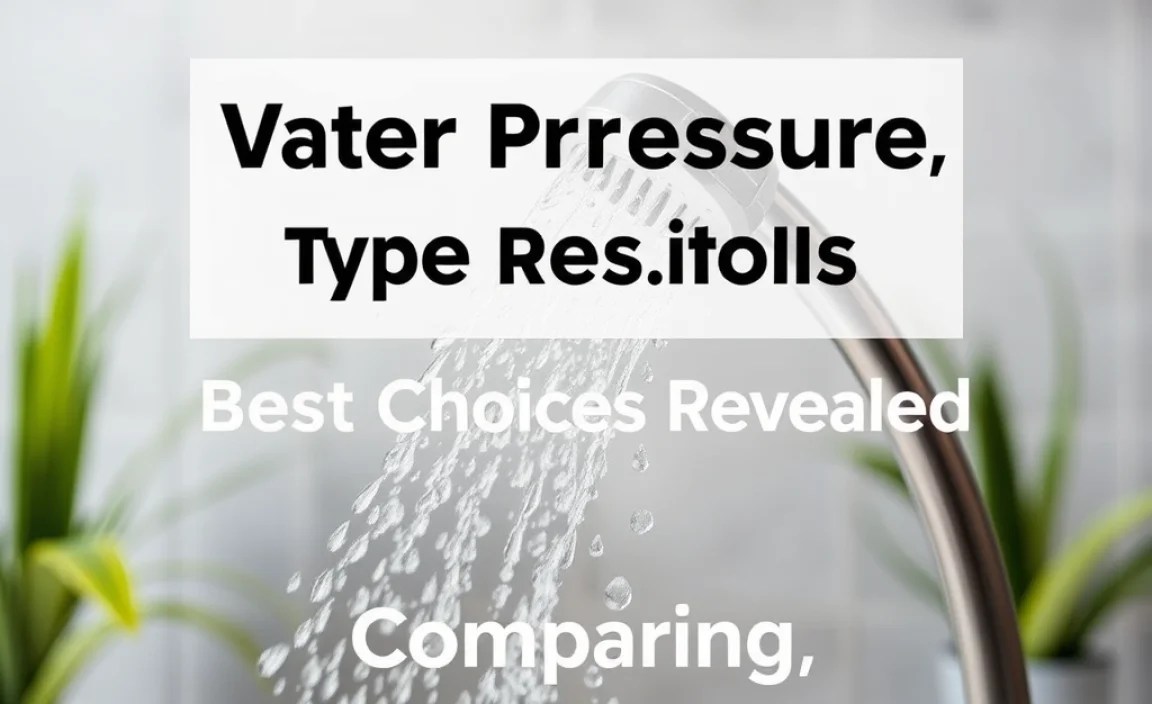 Comparing Water Pressure Types