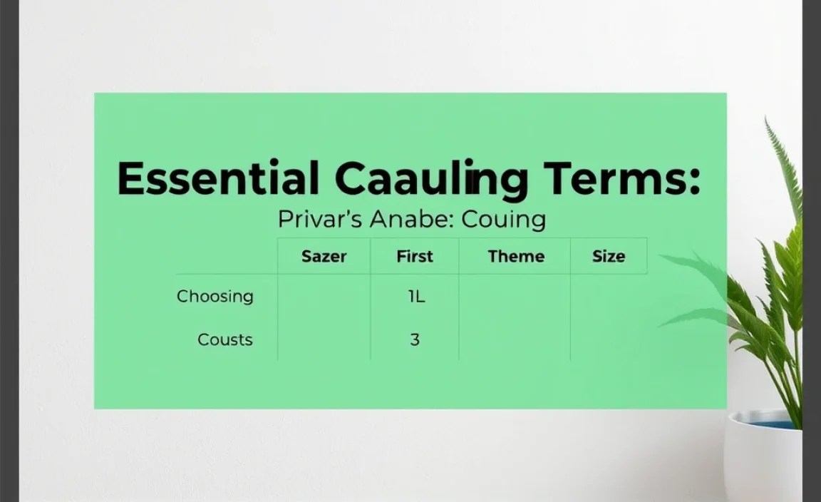 Comparison Table: Choosing Your Caulk