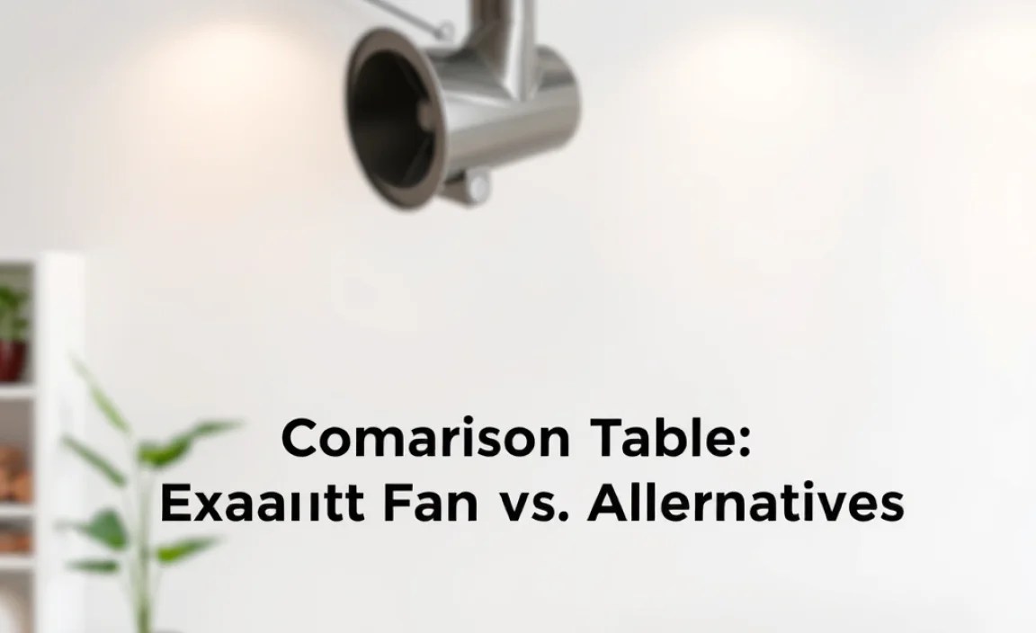 Comparison Table: Exhaust Fan vs. Alternatives