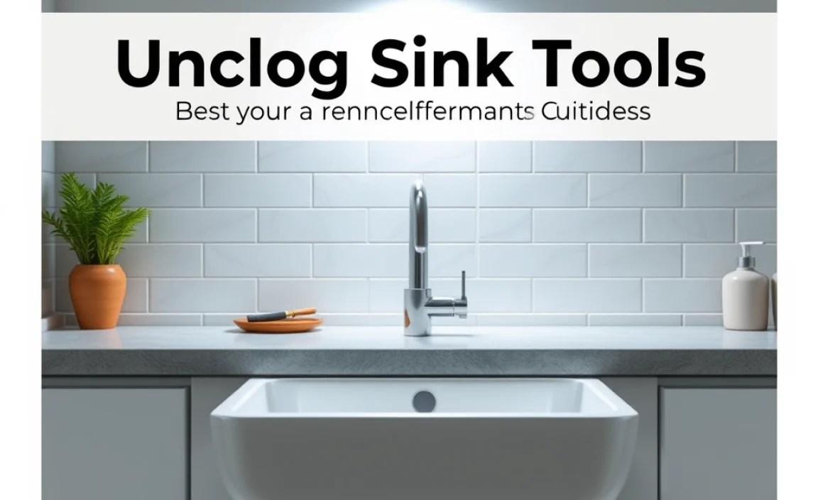 Conquering Clogs: Your Essential Unclog Sink Tools Guide