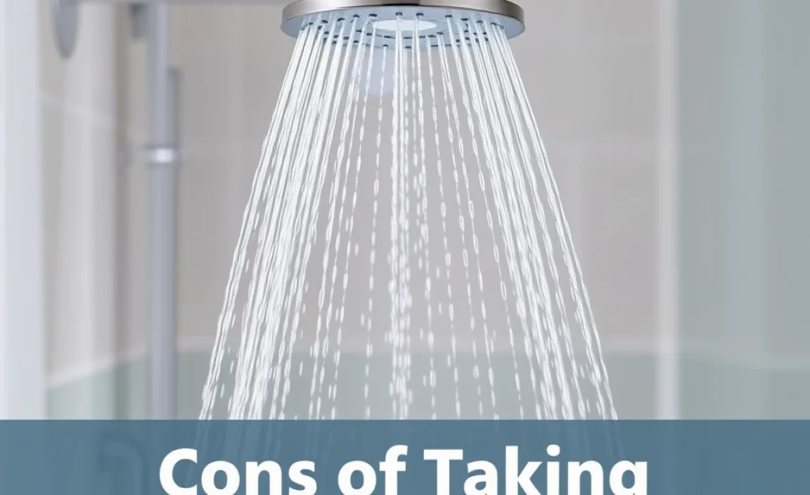 Cons of Taking Showers