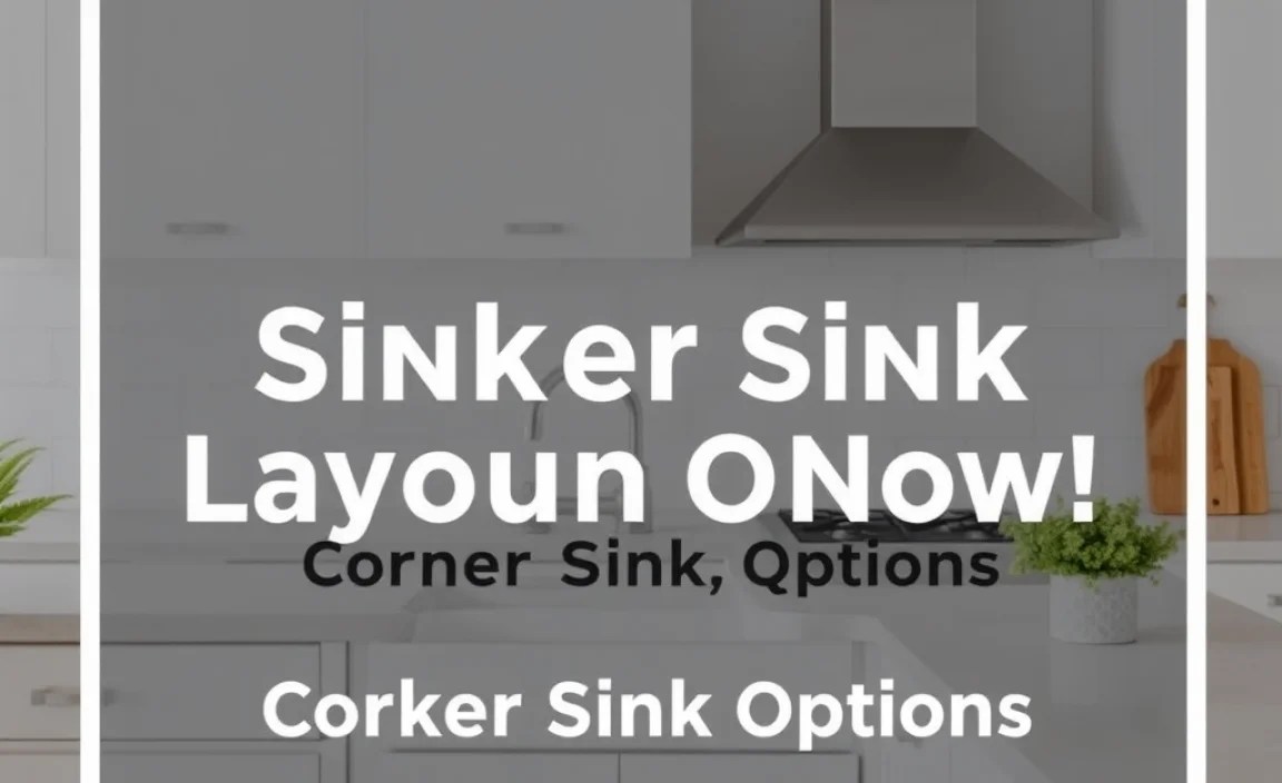 Corner Sink Layout Options