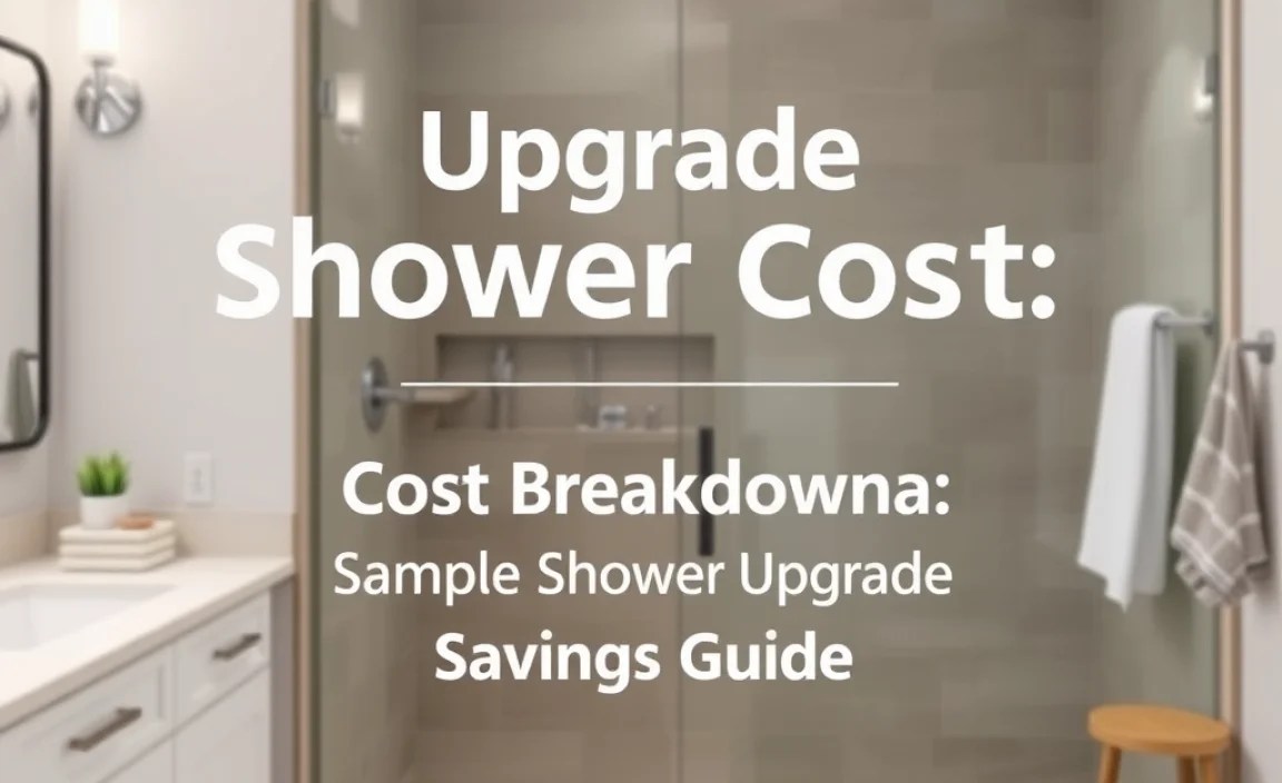 Cost Breakdown: A Sample Shower Upgrade