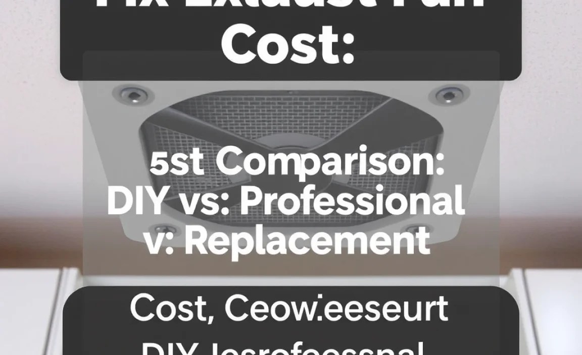 Cost Comparison: DIY vs. Professional vs. Replacement