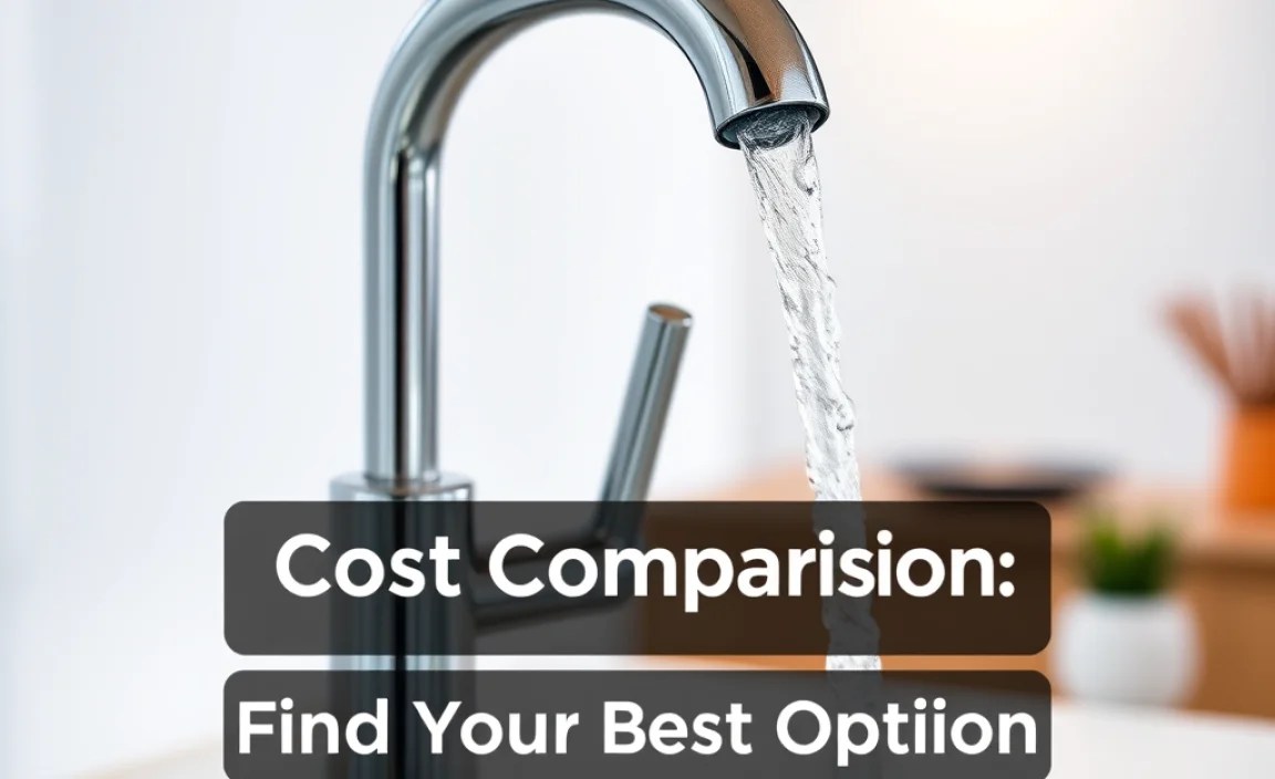 Cost Comparison: Faucets vs Alternatives