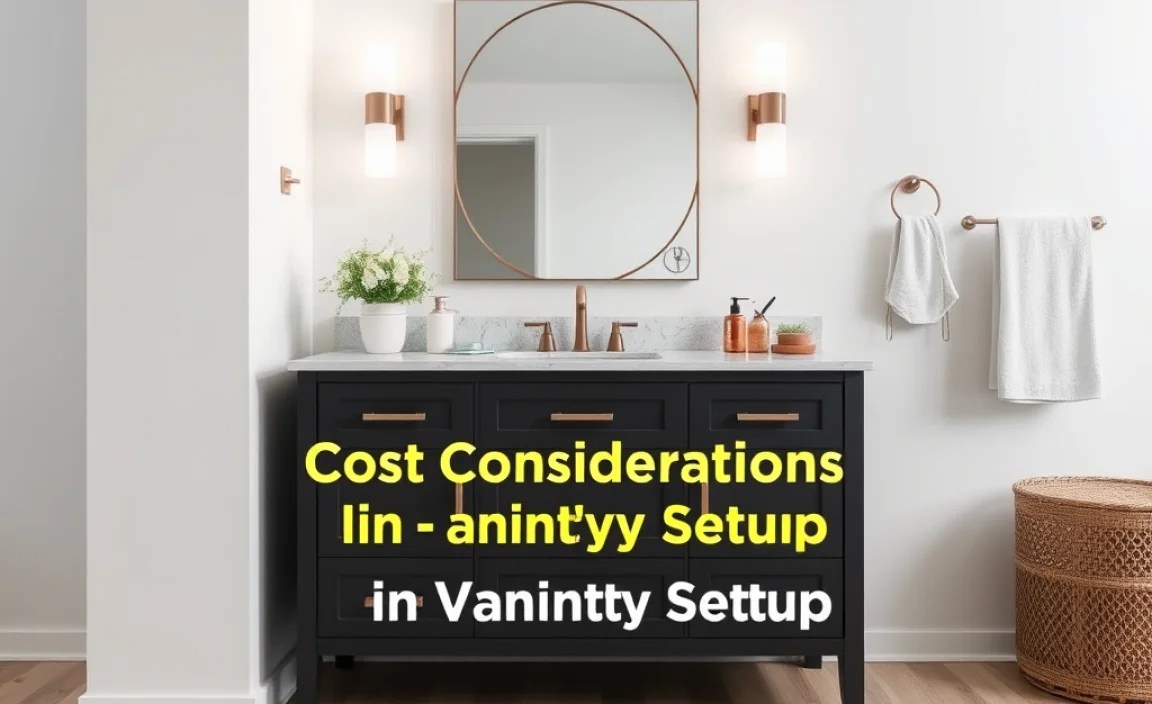 Cost Considerations In Vanity Setup