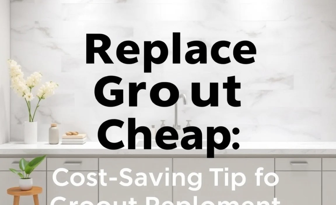 Cost-Saving Tips for Grout Replacement