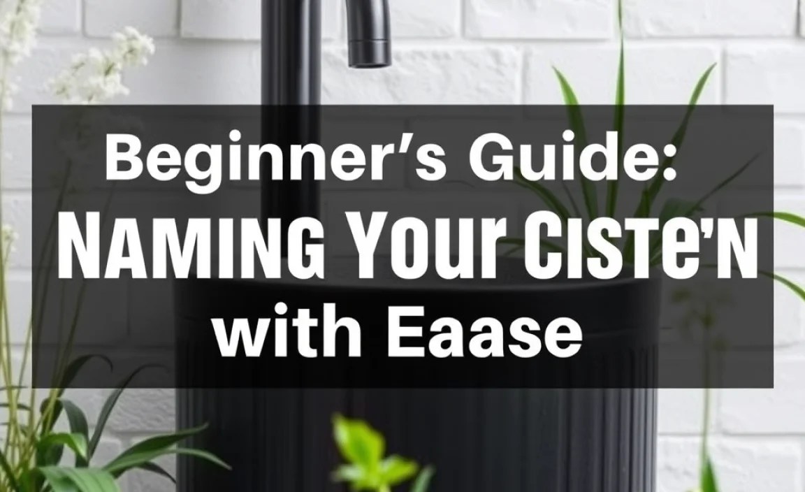 Creating Unique Cistern Names