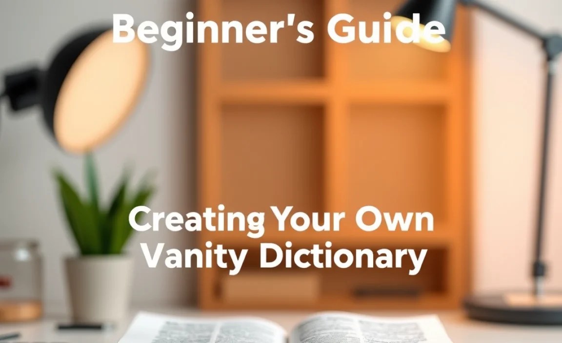 Creating Your Own Vanity Dictionary