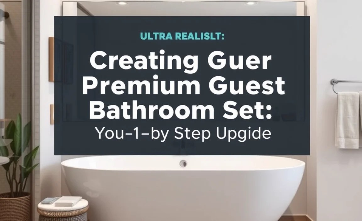 Creating Your Premium Guest Bathroom Set: A Step-by-Step Guide