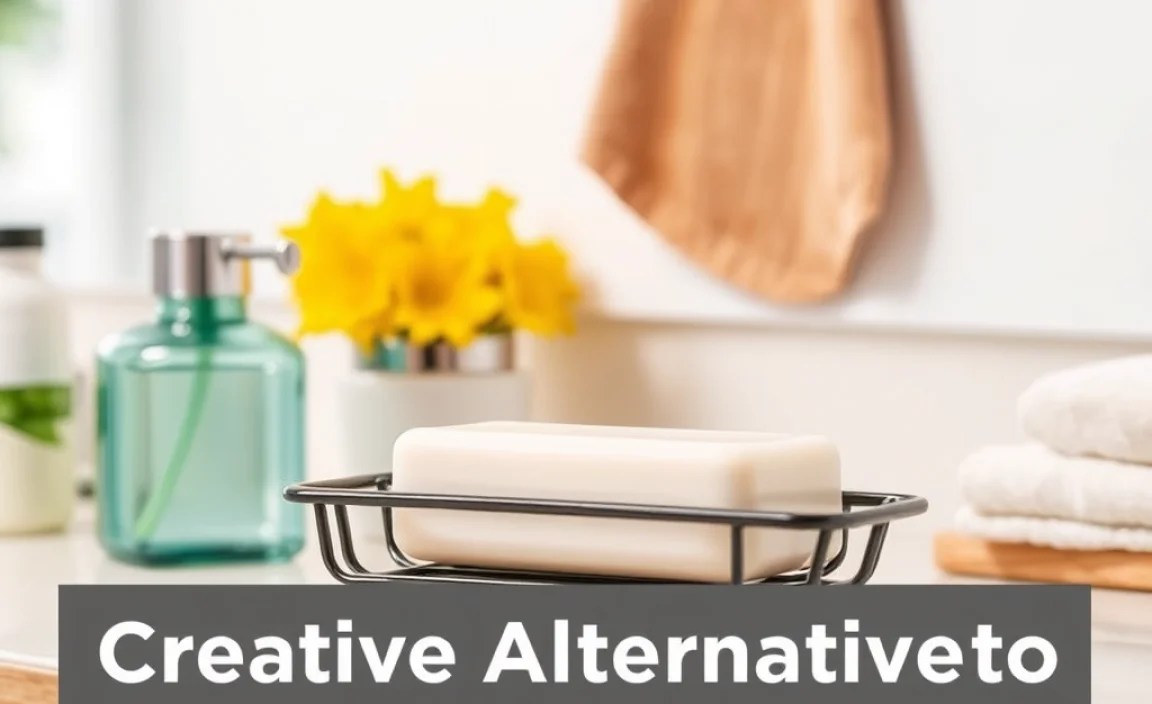 Creative Alternatives to Soap Holders