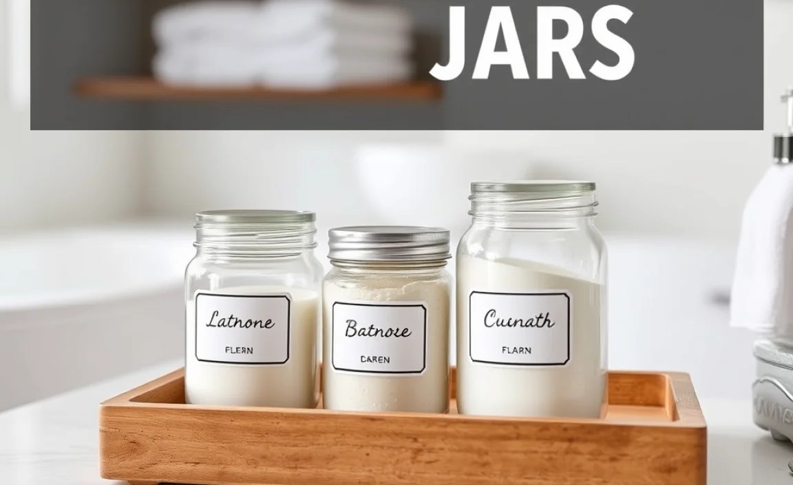 Creative Ways to Use Your Bathroom Jars Set