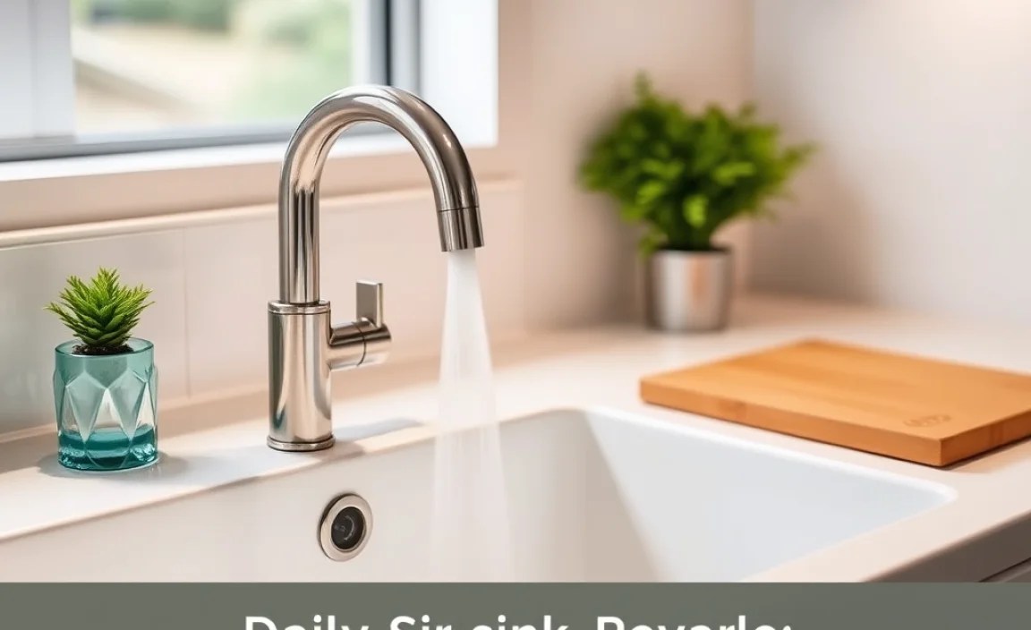 Daily Sink Cleaning Routine