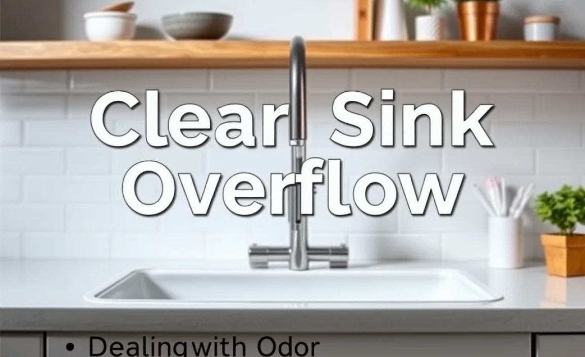 Dealing with Odors Emanating from the Overflow